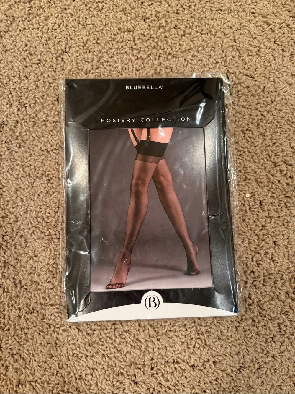 Bluebella Sheer Black Thigh-High Hosiery Stockings